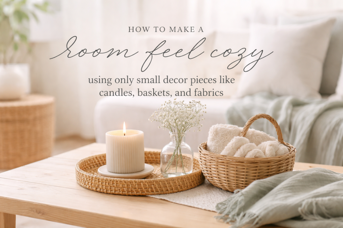 Small Pieces for a Cozy Room Feel