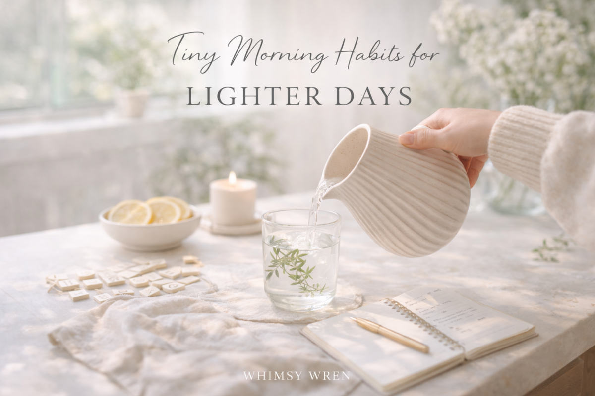 Tiny Morning Habits for Lighter Days